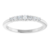 Sterling Silver 1/6 CTW Natural Diamond Stackable Ring