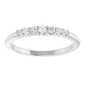 14K White Gold 1/6 CTW Natural Diamond Stackable Ring - Elegant Jewelry by [Brand Name]
