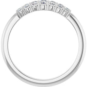 Sterling Silver 1/6 CTW Natural Diamond Stackable Ring