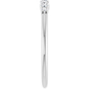 Sterling Silver 1/6 CTW Natural Diamond Stackable Ring