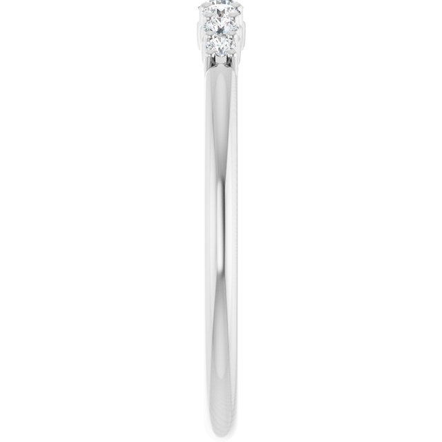 Sterling Silver 1/6 CTW Natural Diamond Stackable Ring