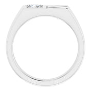 14K White 1/3 CT Lab-Grown Diamond Ring