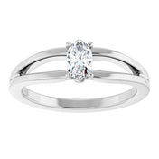 Platinum Sapphire Youth Solitaire Ring