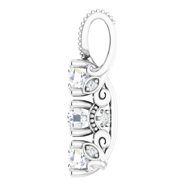 8 CTW Lab-Grown Diamond Pendant