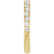 14K Yellow 1/2 CTW Lab-Grown Diamond Anniversary Band