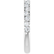 Platinum 1/2 CTW Lab-Grown Diamond Anniversary Band