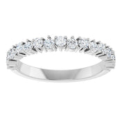Platinum 1/2 CTW Lab-Grown Diamond Anniversary Band