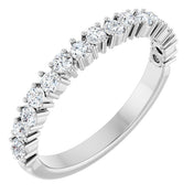 Platinum 1/2 CTW Lab-Grown Diamond Anniversary Band