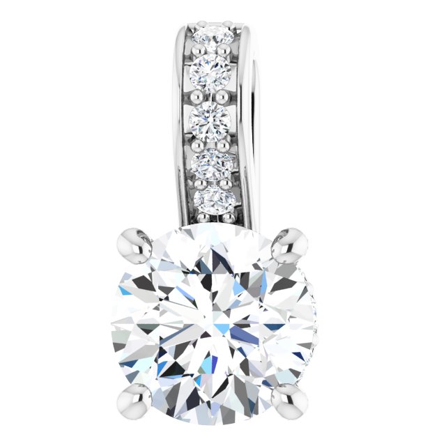 2 CTW Lab-Grown Diamond Pendant