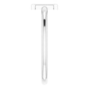 14K White Initial I Ring