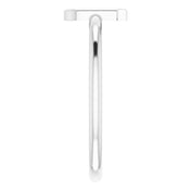 14K White Initial J Ring