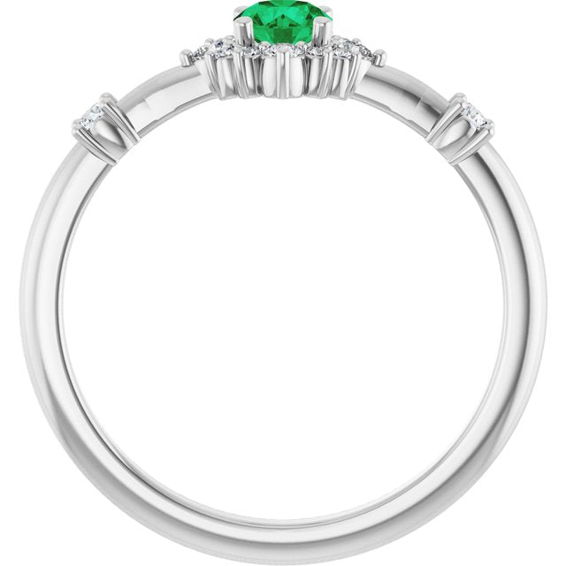 6 CTW Natural Diamond Halo-Style Ring