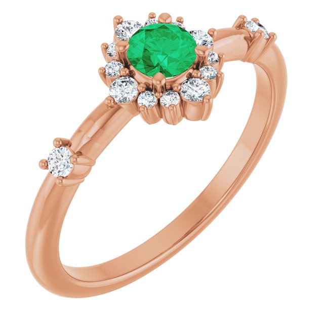 6 CTW Natural Diamond Halo-Style Ring