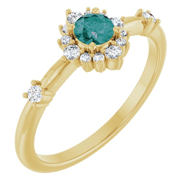 6 CTW Natural Diamond Halo-Style Ring