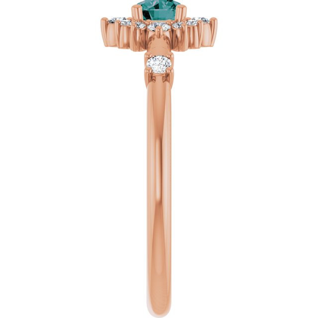6 CTW Natural Diamond Halo-Style Ring