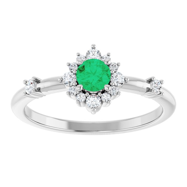 6 CTW Natural Diamond Halo-Style Ring