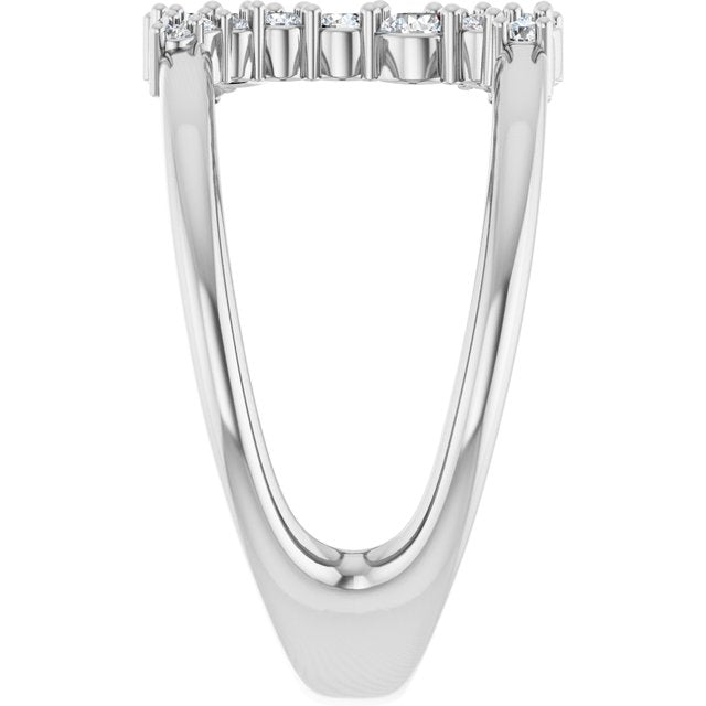 3 CTW Lab-Grown Diamond Negative Space Ring