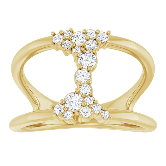 3 CTW Lab-Grown Diamond Negative Space Ring