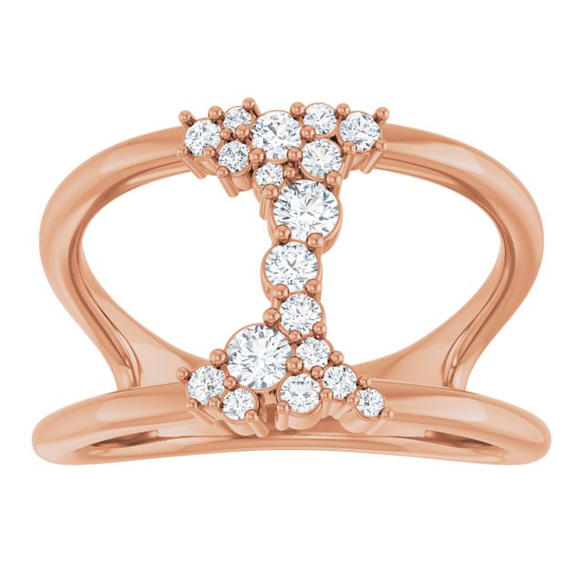 3 CTW Lab-Grown Diamond Negative Space Ring
