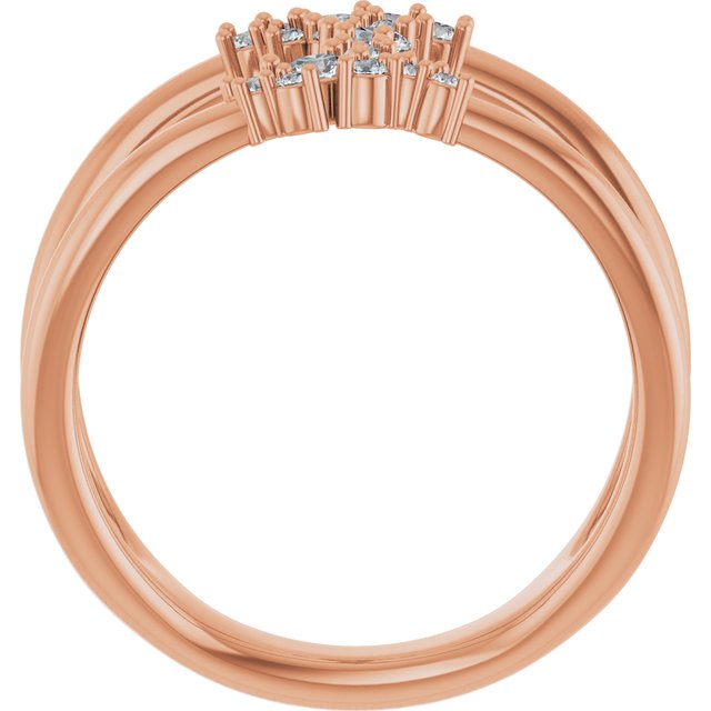 3 CTW Lab-Grown Diamond Negative Space Ring