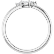 Sterling Silver 1/6 CTW Natural Diamond Stackable Ring