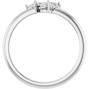 Sterling Silver 1/6 CTW Natural Diamond Stackable Ring