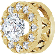 14K Yellow 1/3 CTW Lab-Grown Diamond Pendant