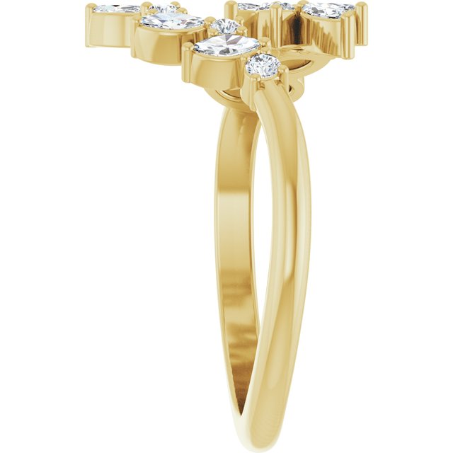 2 CTW Lab-Grown Diamond Bypass Ring