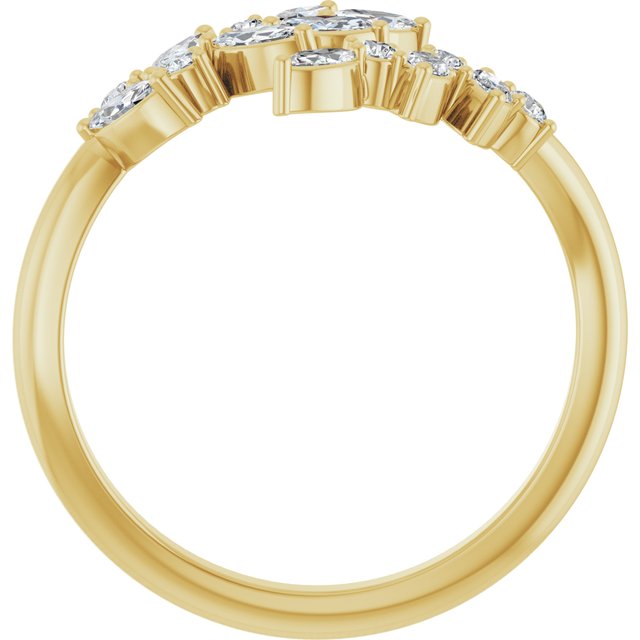 2 CTW Lab-Grown Diamond Bypass Ring
