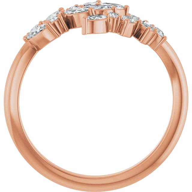 2 CTW Lab-Grown Diamond Bypass Ring