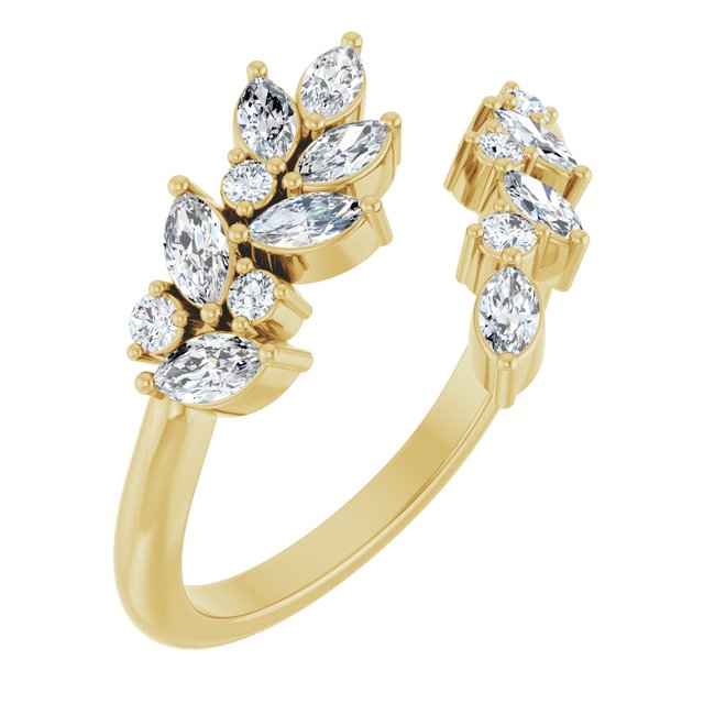 2 CTW Lab-Grown Diamond Bypass Ring