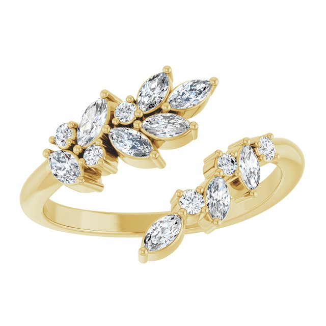 2 CTW Lab-Grown Diamond Bypass Ring