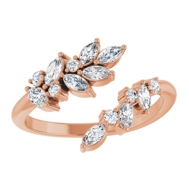 2 CTW Lab-Grown Diamond Bypass Ring