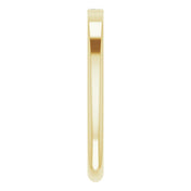14K Yellow 1/10 CT Natural Diamond Stackable Ring