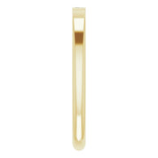 14K Yellow 1/10 CT Natural Diamond Stackable Ring