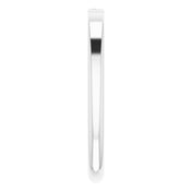 Platinum 1/10 CT Natural Diamond Stackable Ring