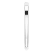 Platinum 1/10 CT Natural Diamond Stackable Ring