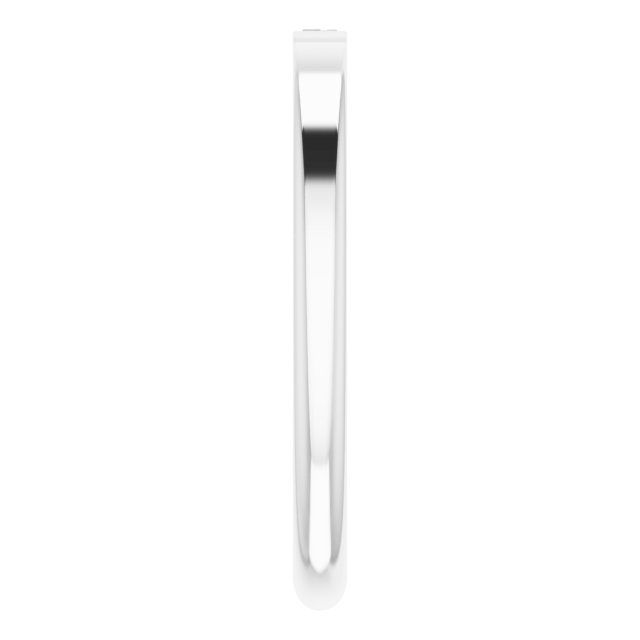 Platinum 1/10 CT Natural Diamond Stackable Ring