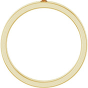 14K Yellow Natural Citrine Family Stackable Ring