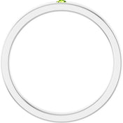 14K White Natural Peridot Family Stackable Ring