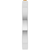 Sterling Silver Natural Citrine Family Stackable Ring