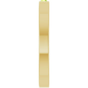 14K Yellow Natural Peridot Family Stackable Ring