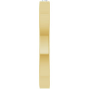 14K Yellow Natural White Sapphire Family Stackable Ring