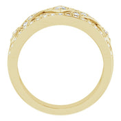 14K Yellow 1/2 CTW Natural Diamond Ring