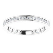 14K White Gold 3/8 CTW Natural Diamond Stackable Ring - Part Number 67402