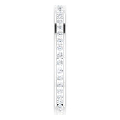 14K White Gold 3/8 CTW Natural Diamond Stackable Ring - Part Number 67402