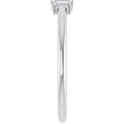 Platinum 1/8 CTW Diamond Stackable Ring