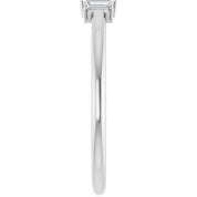 Platinum 1/8 CTW Diamond Stackable Ring