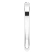 Platinum 1/10 CT Natural Diamond Stackable Ring
