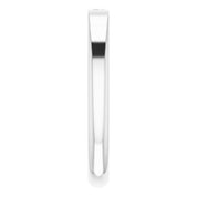 14K White 1/10 CT Natural Diamond Stackable Ring